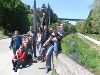 Vlgyhd - kirnduls Veszprmben, sta a viadukthoz